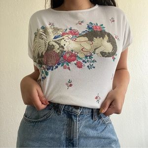 Vintage Cat Shirt